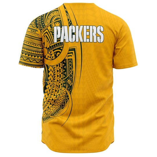 Green Bay Packers Baseball Jersey, Packers Baseball Jersey
