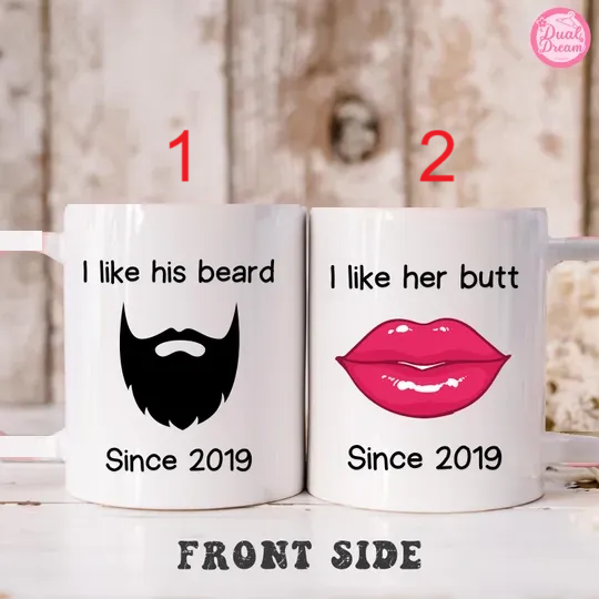 Couple Coffee Mug, Wedding Gift, Coffee Lovers, Engagement Gift, Anniversary Gift, Gift for couples, Matching couple Gift,Christmas Gift