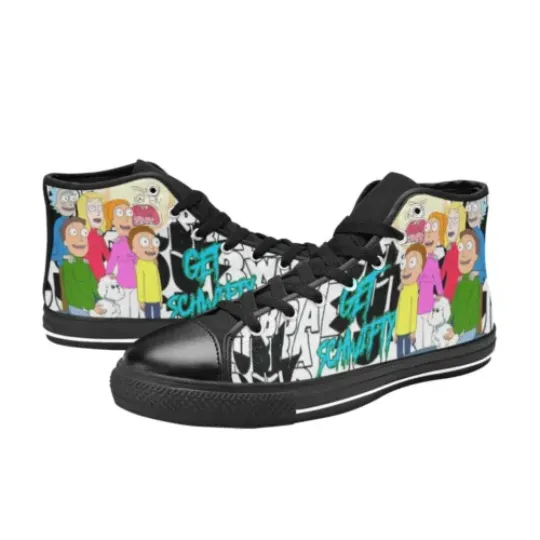 Rick and Rickandmorty Friends Sneakers High Top Shoes
