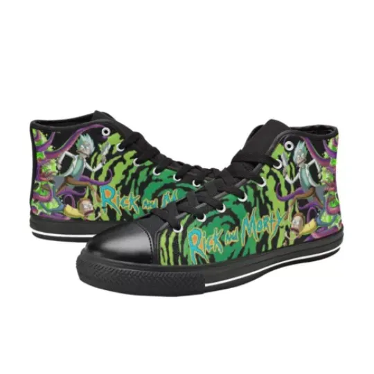 Rick And Rickandmorty High Top Sneakers Shoes