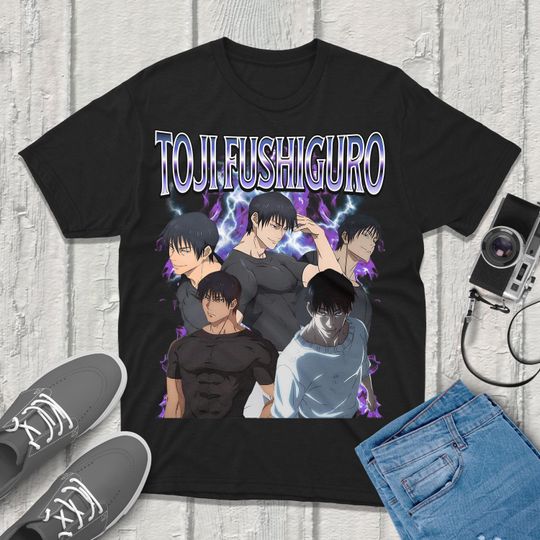 Toji Fushiguro Jujutsu Satoru T-Shirt | Vintage Streetwear | Merchandise Perfect for Anime Fans shirt