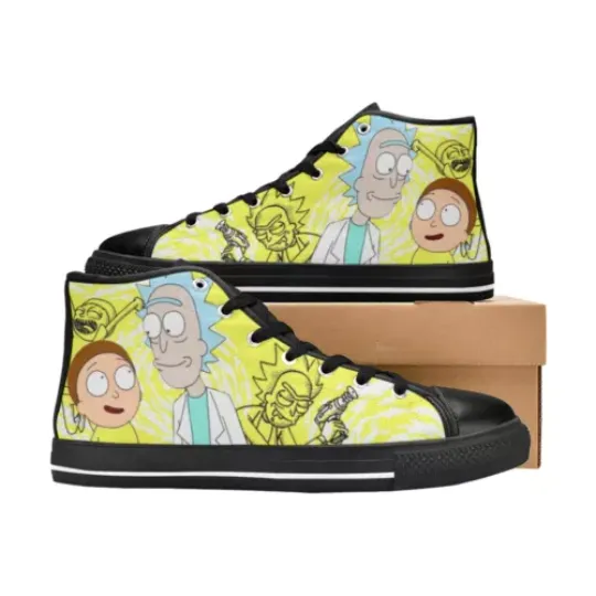 Rick And Rickandmorty High Top Sneakers