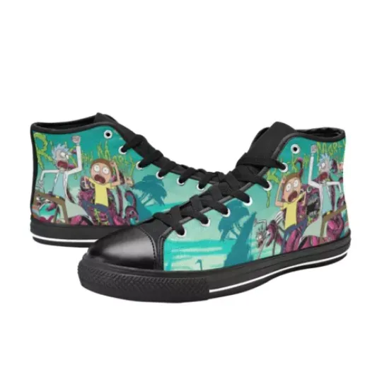 NEW Rick And Rickandmorty High Top Shoes
