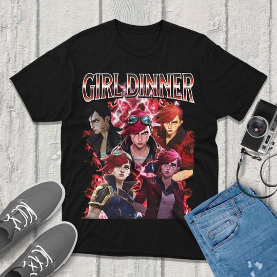 Vi Arcane T-Shirt Unisex | Vintage Streetwear - League of Legends Shirt - Anime Apparel fanmerch