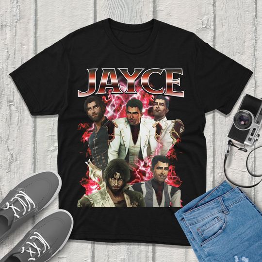 Jayce Arcane T-Shirt Vintage Streetwear - League of Legends Shirt - Anime Apparel fanmerch