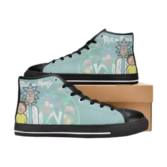 Rick and Rickandmorty High Tops Sneaker Canvas Shoes