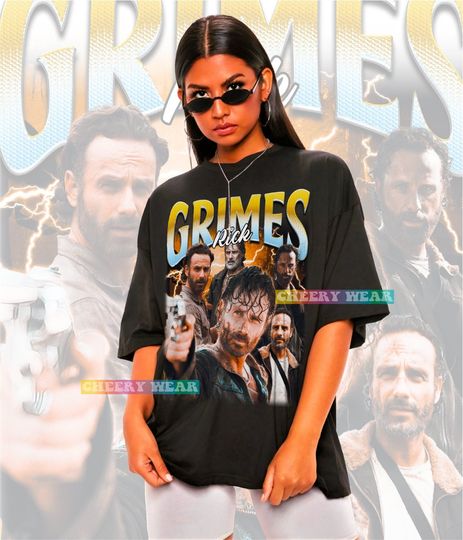 Unisex Rick Grimes Shirt -Rick Grimes Tshirt,Rick Grimes T-shirt,Rick Grimes T shirt,Andrew Lincoln Shirt,Daryl Dixon