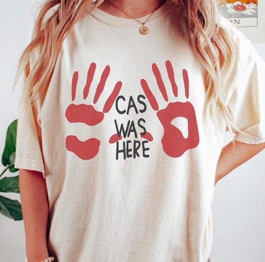 Unisex Castiel Was Here Shirt - Castiel Tshirt,Castiel T-shirt,Castiel T shirt,Supernatural Castiel Tee,Castiel Merch