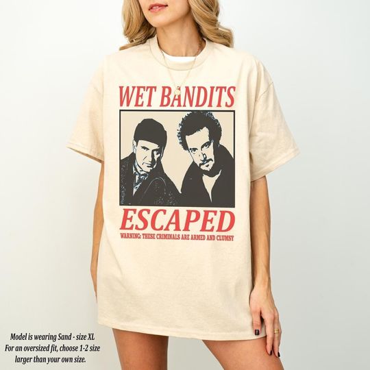 Funny Wet Bandits Shirt,Home Alone Tshirt,Home Alone Christmas Shirt,Christmas Movie Shirt,Kevin Mccallister Shirt