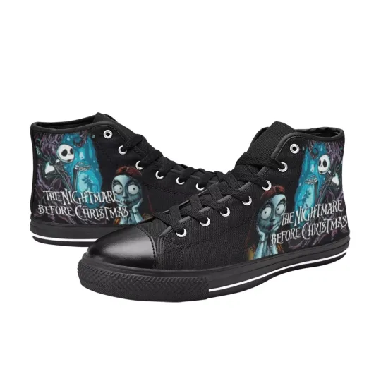 The Nightmare Before Christmas Sneakers High Top Shoes