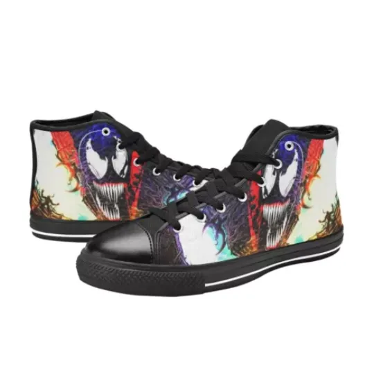 Venom Mens Sneakers High Top Canvas Casual