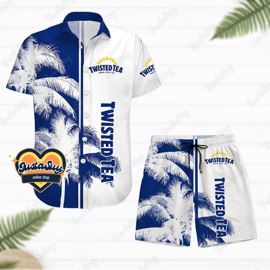 Twisted Tea Hawaiian Shirt, Twisted Tea Shorts, Twisted Tea Shirt, Button Men Shirts, Twisted Tea Gift, Summer Hawaiian Shirts