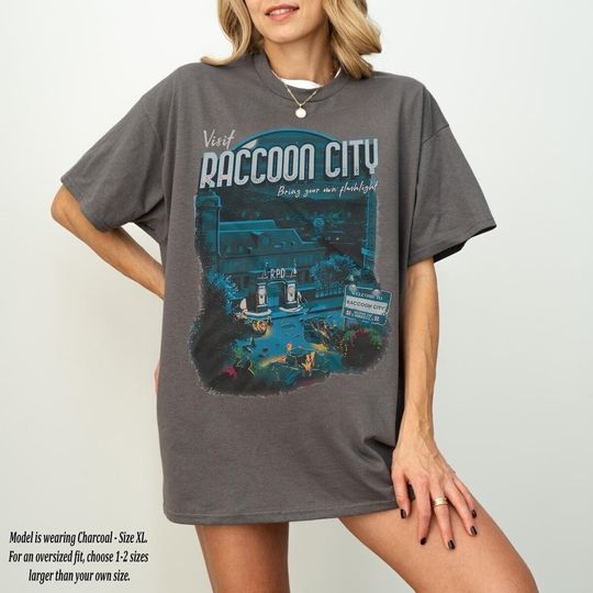 Vintage Visit Raccoon City Shirt -Welcome To Raccoon City,Retro Resident Evil Shirt,Resident Evil Tshirt,Leon Kennedy Shirt,Leon Kennedy Tee