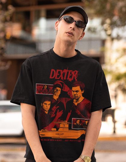 Dexter Bay Harbor Moonlight Fishing Shirt - Dexter Morgan Shirt,Dexter Tshirt,Dexter Morgan T-shirt,Slice Of Life Shirt,Dexter Shirt