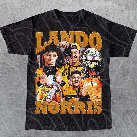 Limited Lando Norris Vintage T-Shirt, Gift For Women and Man Unisex T-Shirt