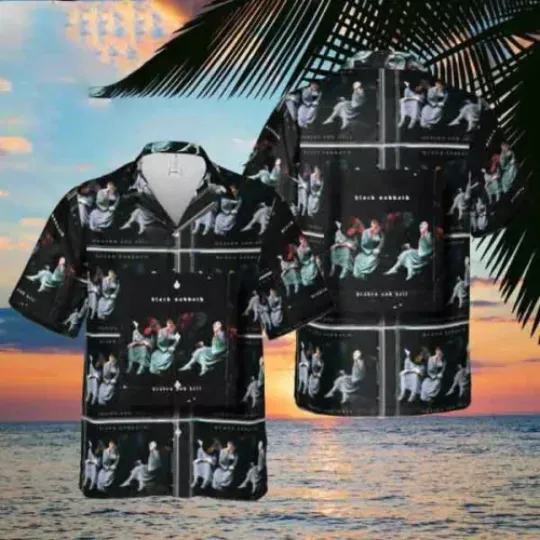 Black Sabbath Heaven And Hell Album Cover 2024 Hawaiian Shirt