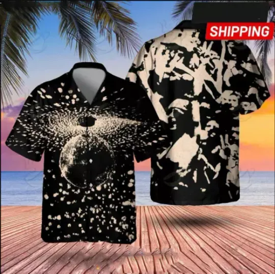 Neil Young Mirror Ball Album Cover Hawaiian Shirt