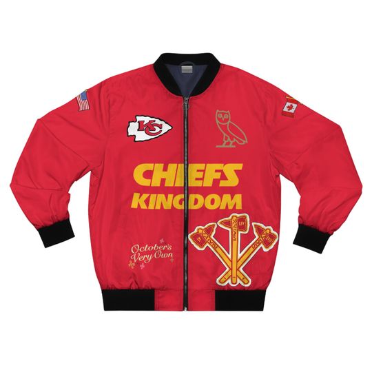 Kansas City Chiefs OVO football Sideline Bomber Jacket
