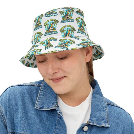Jimmy Buffett AOP Bucket Hat