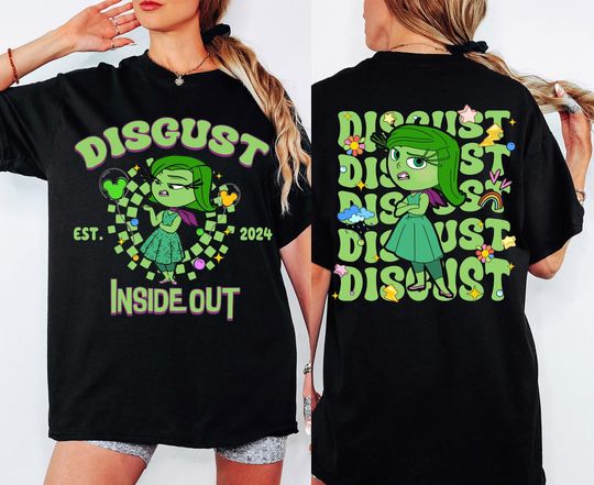 Disney Disgust Shirt, Inside Out 2 Shirt, Emotions Shirt, Disney Feelings Shirt, Inside Out Merch Shirt