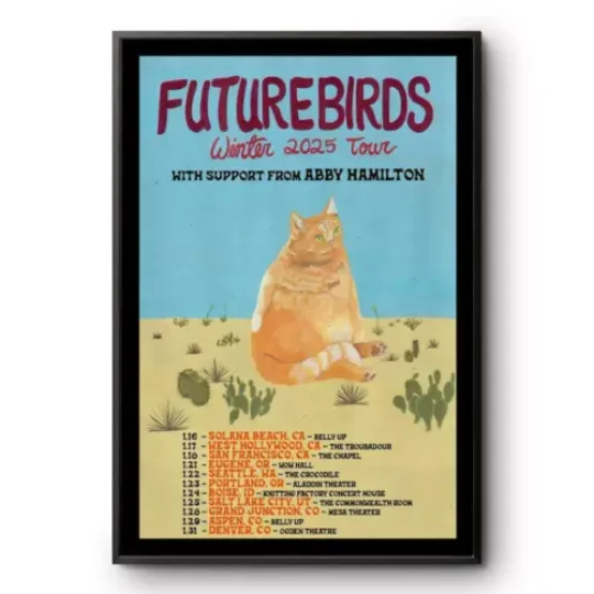 Futurebirds Winter 2025 Tour Poster