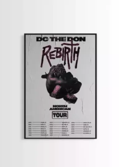 DC the Don Rebirth North american tour 2025 poster