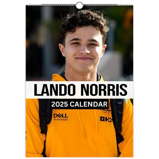 Lando Norris Wall Calendars 2025