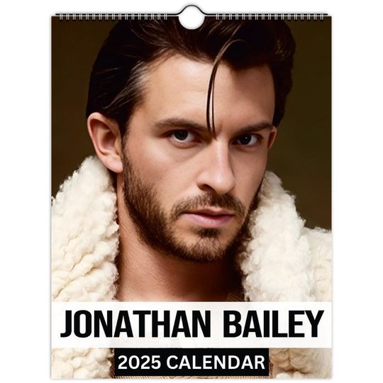 Jonathan Bailey Wall Calendar 2025