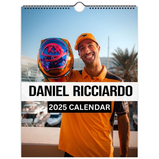 Daniel Ricciardo Wall Calendars 2025