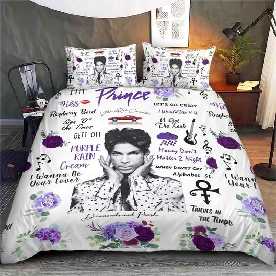 Prince Purple Bedding Set