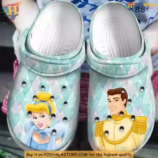 Valentine Disney Princess Cinde Shoes, Prince Charming Themed Shoes