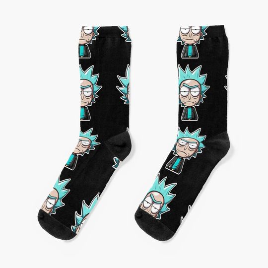 Sticker Rick And Rickandmorty sanche Socks