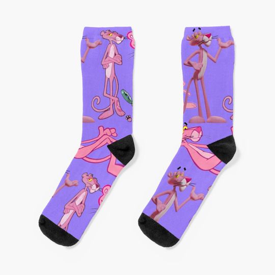 The Pink Panther Viloet Socks