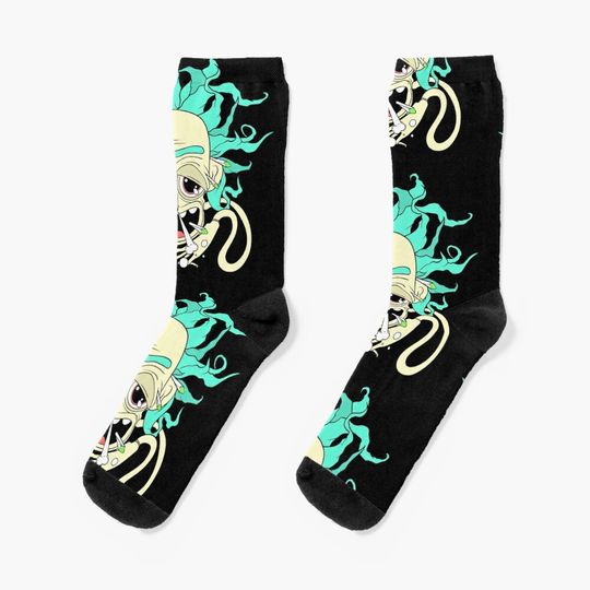 Rick and Rickandmorty sanche Psychedelic  Socks