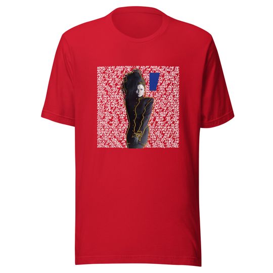 Janet Jackson "Control" Lyric Portrait Unisex T-Shirt