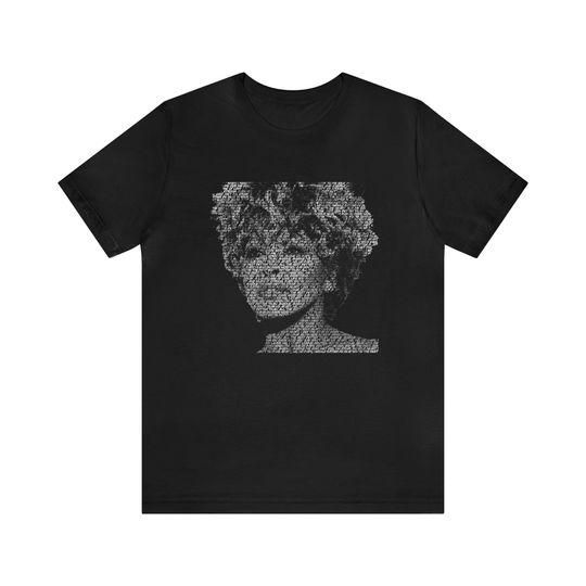Exclusive "The Best" Tina Turner Lyric Portrait T-Shirt