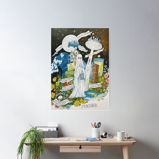 Phoebe Bridgers 2022 Tour Punisher  Poster