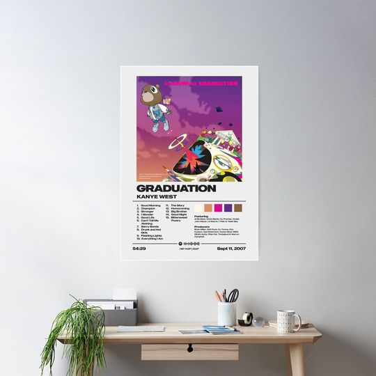 Graduation by Kanye West Album Poster Poster