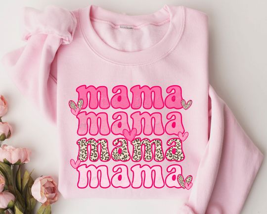 Mama Valentine Sweatshirt, Mama Sweatshirt, Valentines Day Sweatshirt