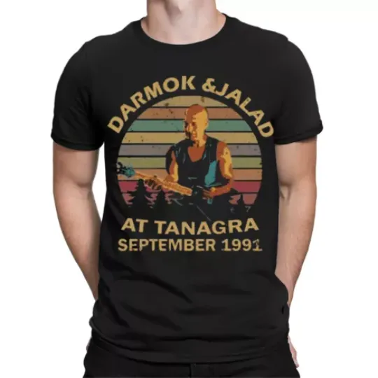 Discover Darmok And Jalad At Tanagra TV Series Retro Vintage Mens Womens T-Shirts
