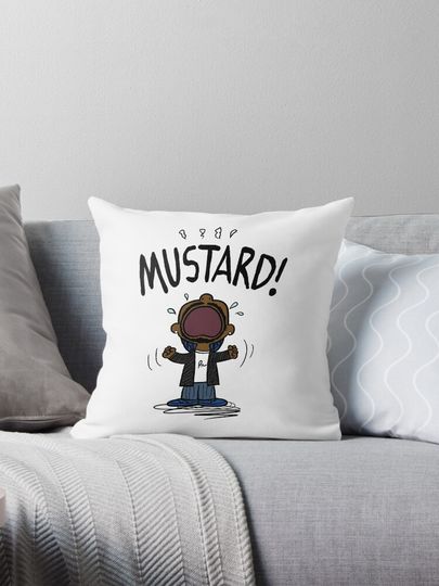 Kendrick Lamar Mustard Funny Pillow