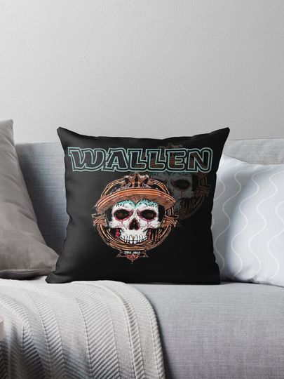 Wallen (Skull in the WILD WEST) Pillow