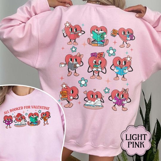 Acotar Booked For Valentine Sweatshirt, Fan of Acotar Series Sweatshirt, Valentine Book Sweatshirt