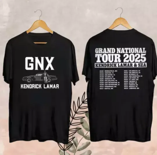 Grand National Tour Merch, Kendrick Lamar Tour 2025 Fan Shirt