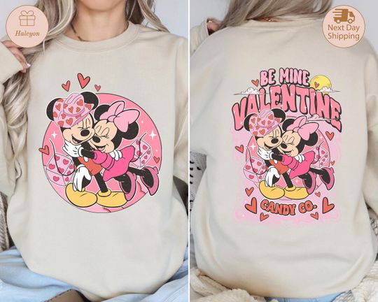 Be Mine Valentine Sweatshirt, Mouse Love Sweatshirt, Funny Valentine's Day Sweatshirt