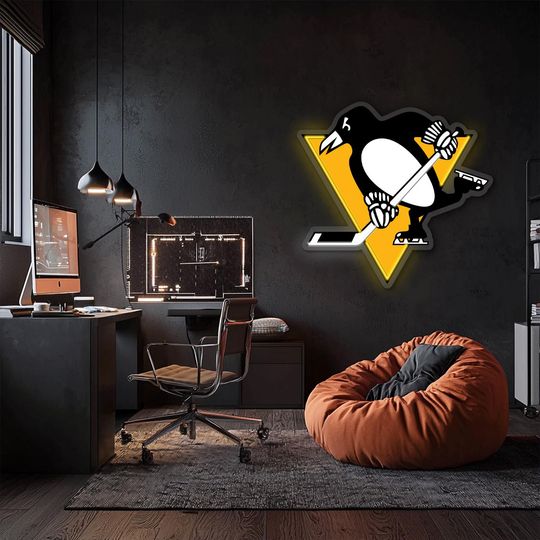 Discover Pittsburgh Penguins UV Printed Plexi Neon Sign , Football  Lovers Gift, Gift For Him