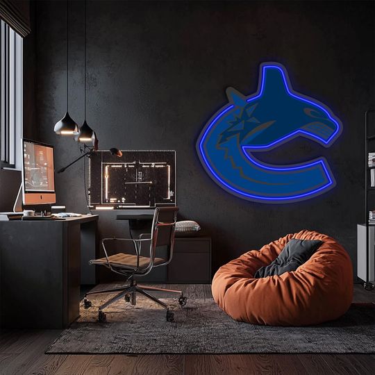Discover Vancouver Canucks UV Printed Plexi Neon Sign , Football  Lovers Gift, Gift For Him