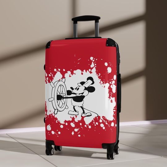 Disney Steamboat Willie Travel Suitcase