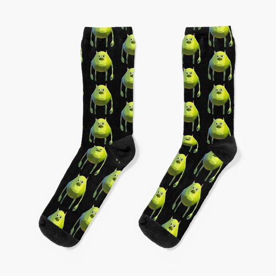Mike Wazowski meme Socks