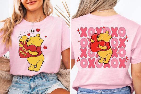 Bee Mine T-Shirt, Valentine's Day T-Shirt, Winnie The Pooh T-Shirt